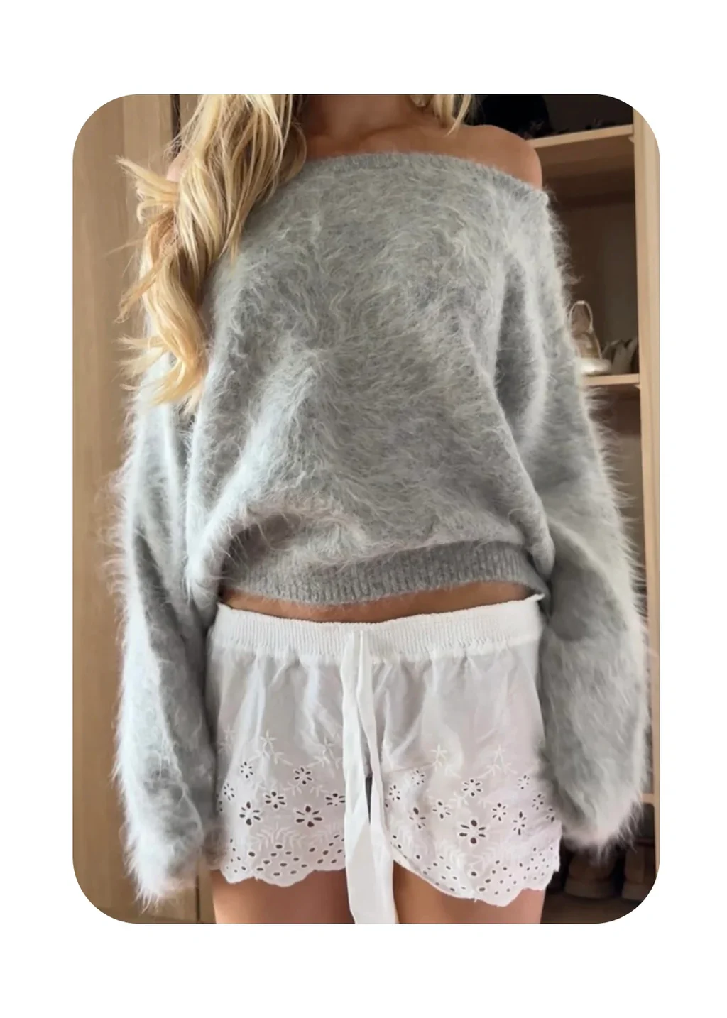 AMI - ONE SHOULDER KNITTED JUMPER - Image 2