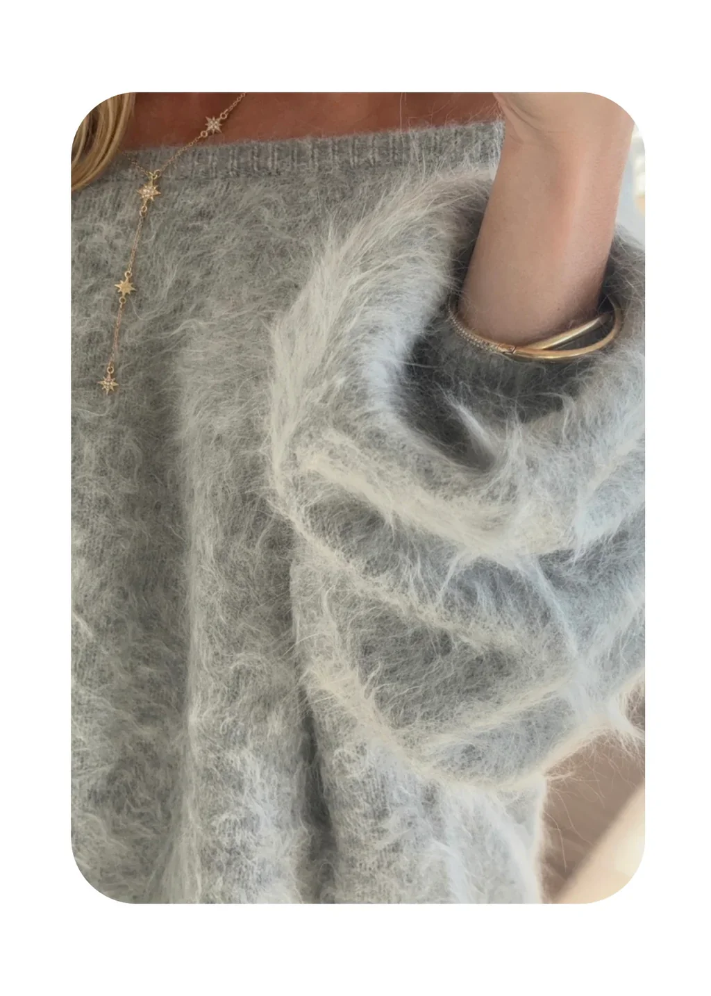 AMI - ONE SHOULDER KNITTED JUMPER - Image 3