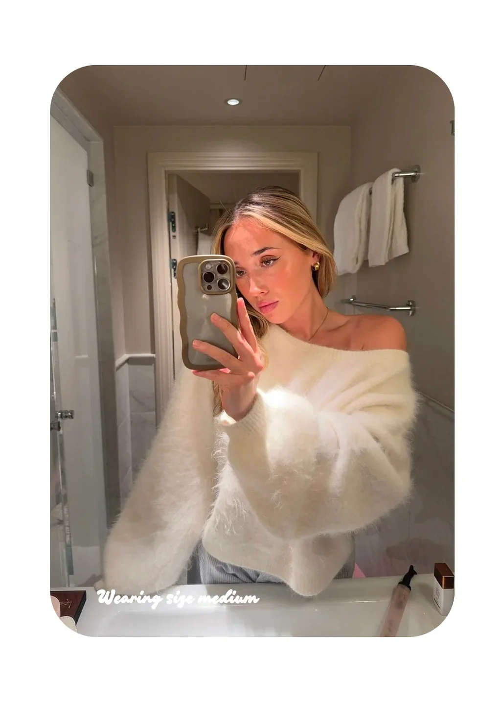 AMI - ONE SHOULDER KNITTED JUMPER - Image 5