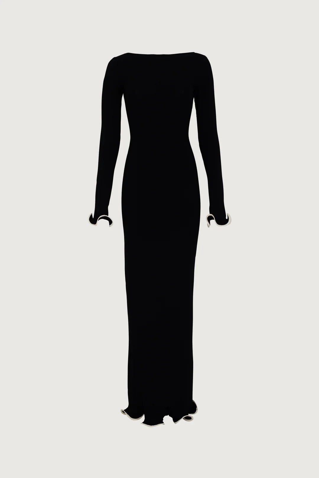 ANNABELLE - RUFFLE HEM MIDI DRESS - Image 3