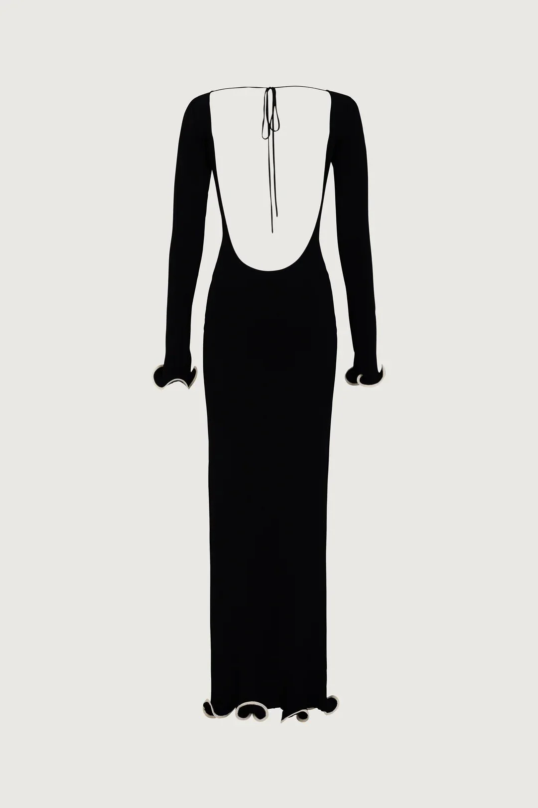 ANNABELLE - RUFFLE HEM MIDI DRESS - Image 4