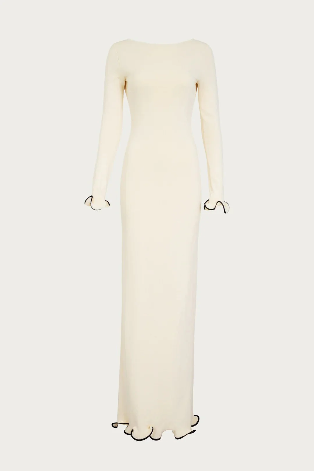 ANNABELLE - RUFFLE HEM MIDI DRESS - Image 6