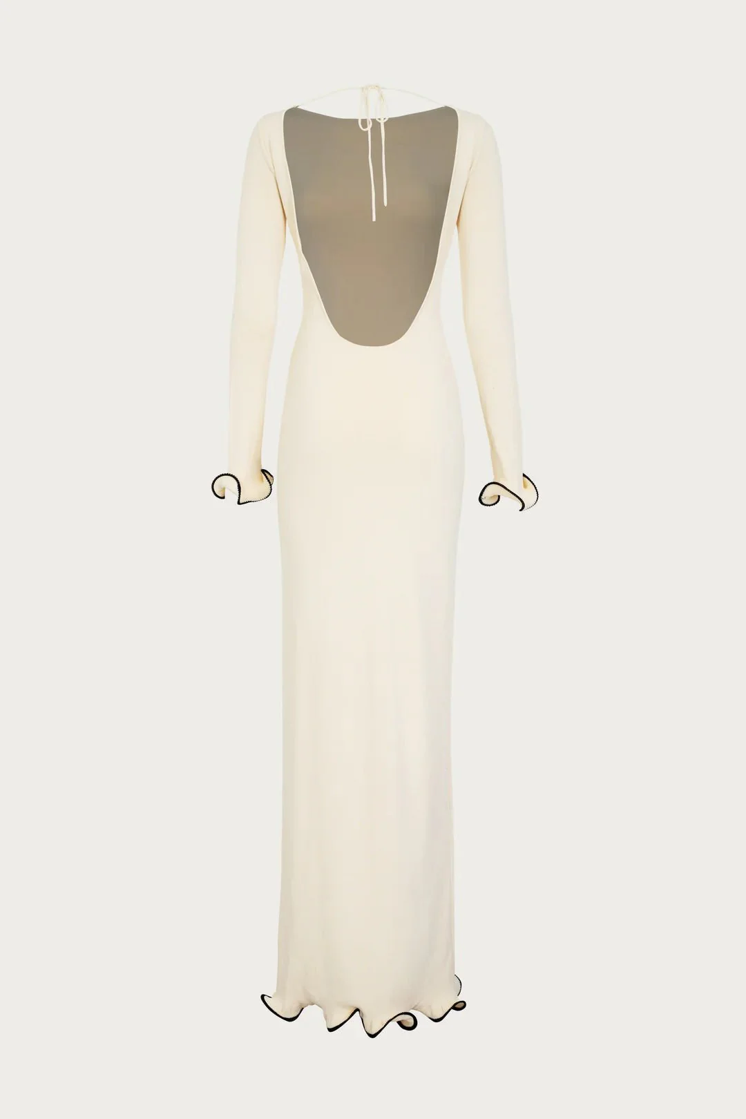 ANNABELLE - RUFFLE HEM MIDI DRESS - Image 7