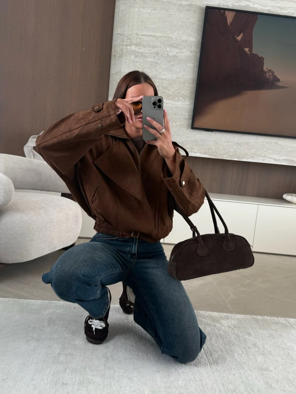 BECCA - SUEDE BIKER JACKET - Image 3