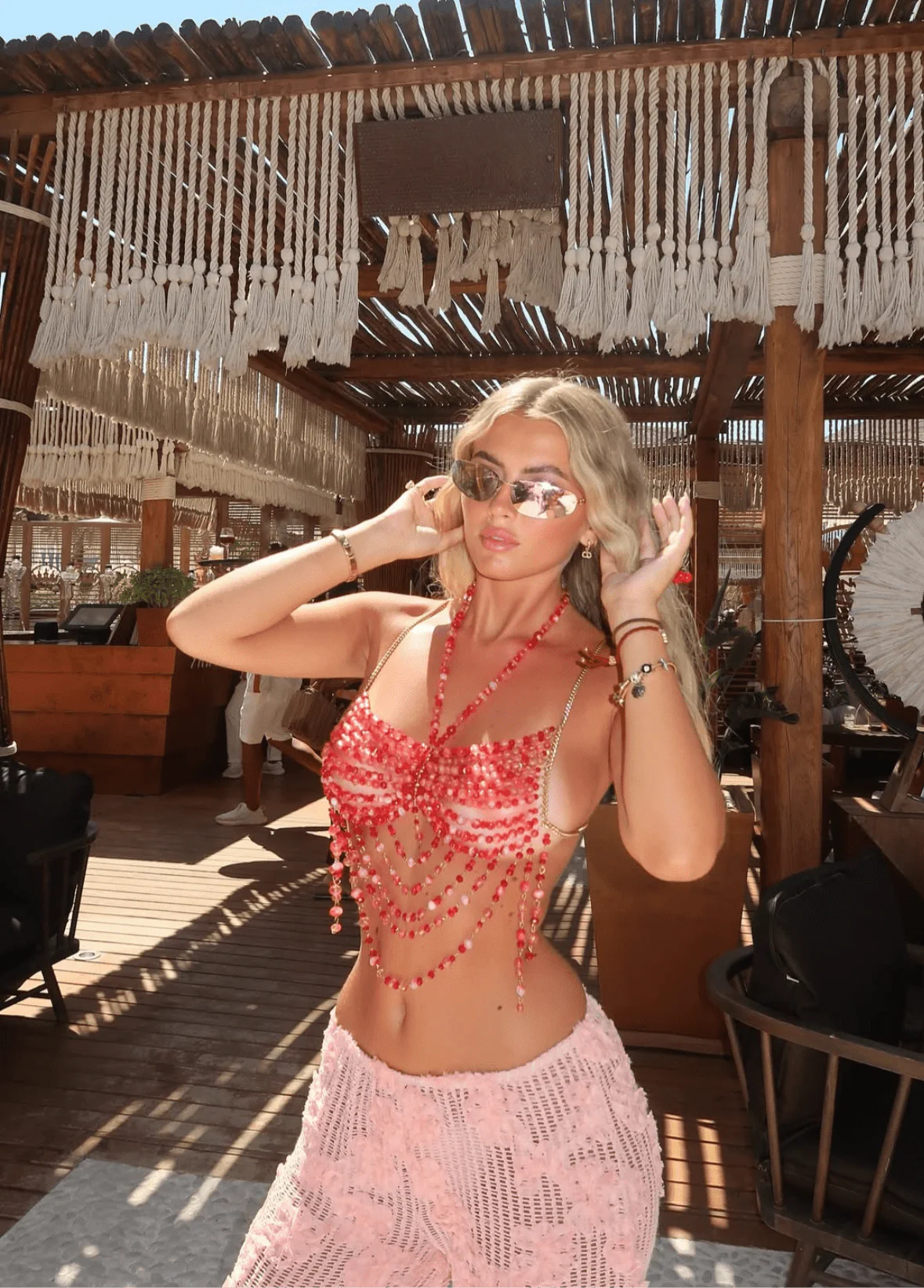 CAMILA - BEADED BRALETTE