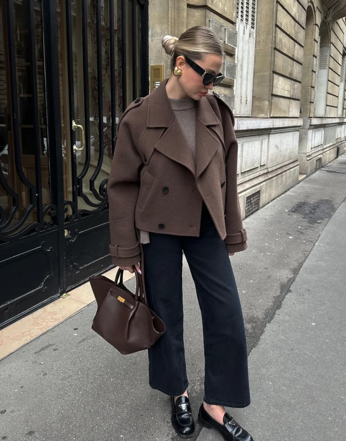CELINE - WOOL BELTED COAT - Image 5