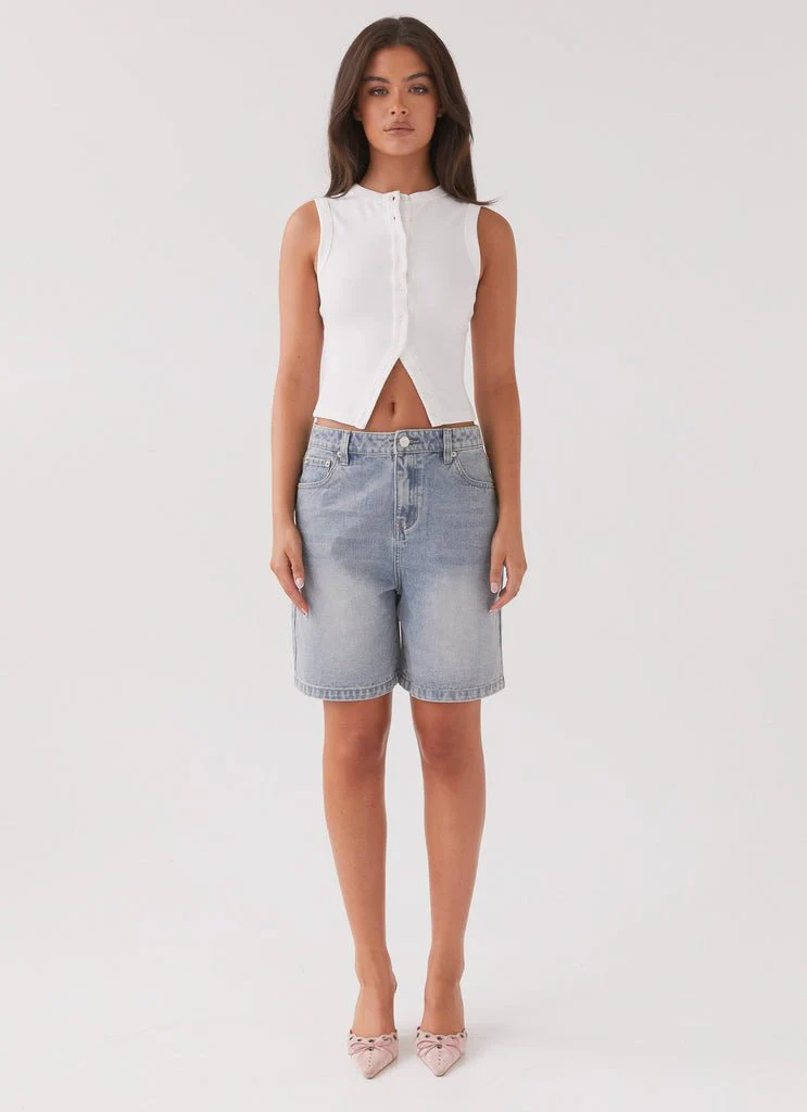 HARRIET - RIBBED VEST TOP - Image 3