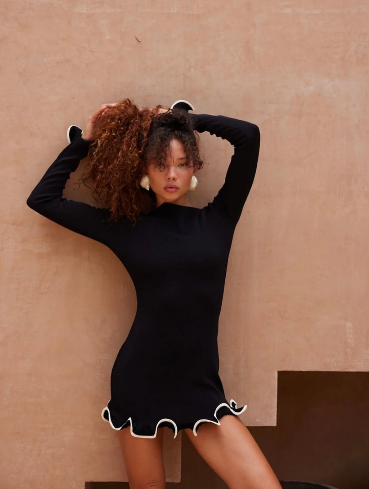 ORLA - RUFFLE HEM MINI DRESS - Image 6