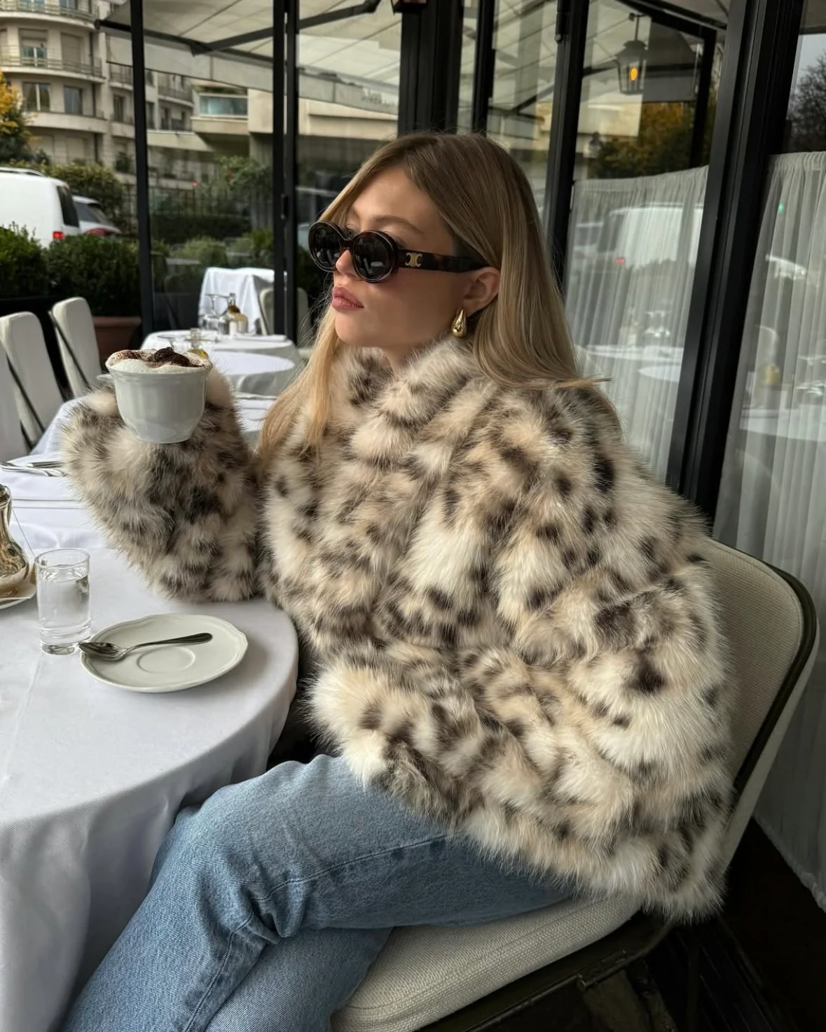 DEMURE - LIMITED EDITION FAUX FUR COAT - Image 5