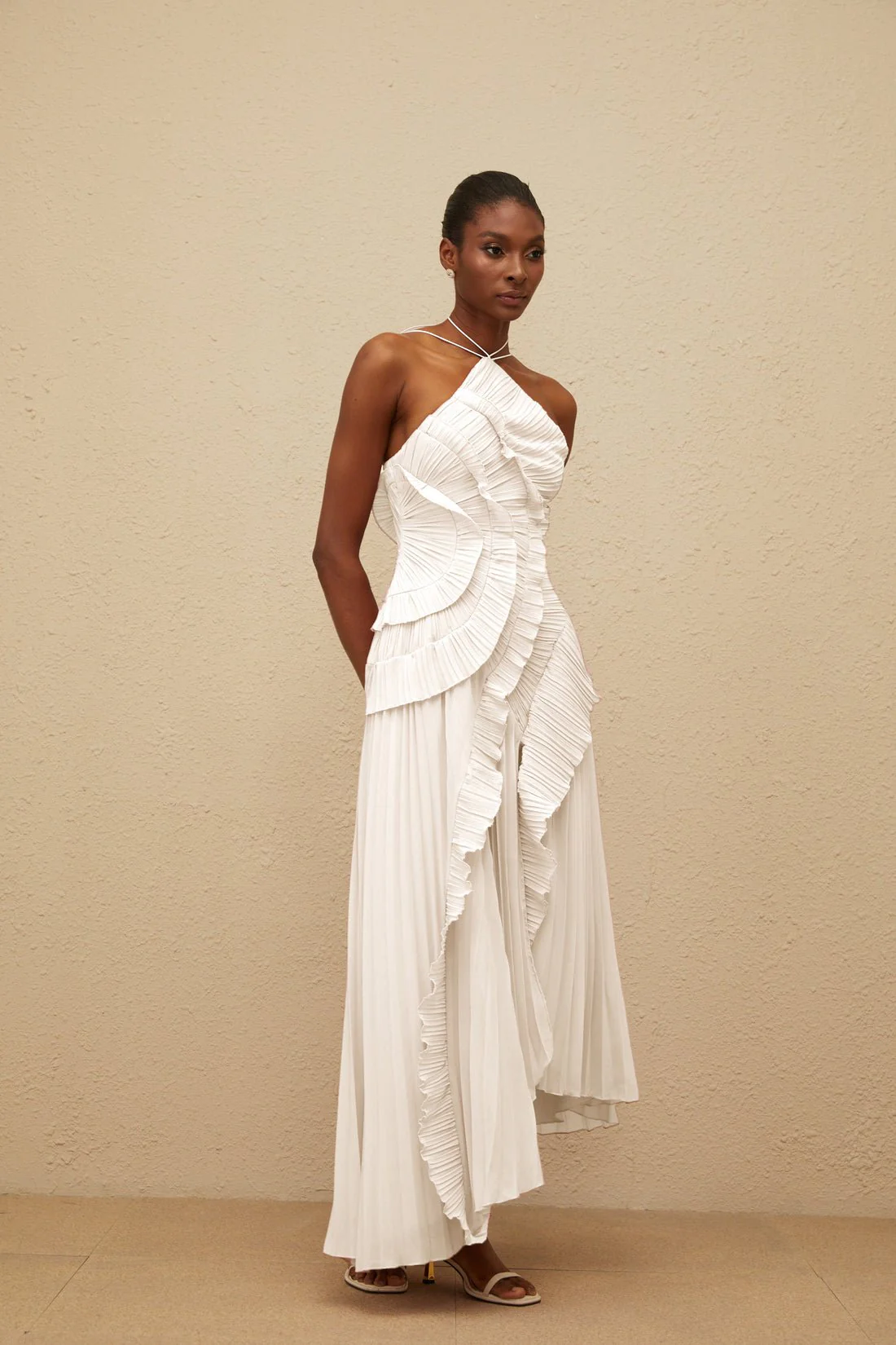 DOLCE - RUFFLE MAXI DRESS - Image 3