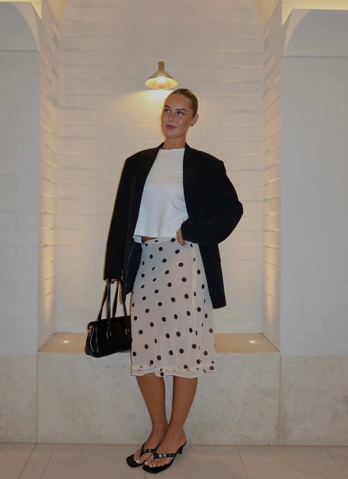 DOROTHY - POLKA DOT SHEER SKIRT - Image 3