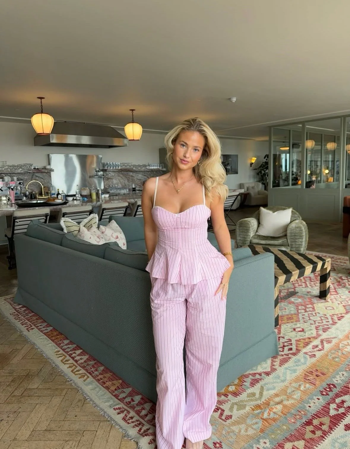 ELODIE - STRIPED WOVEN CO-ORD