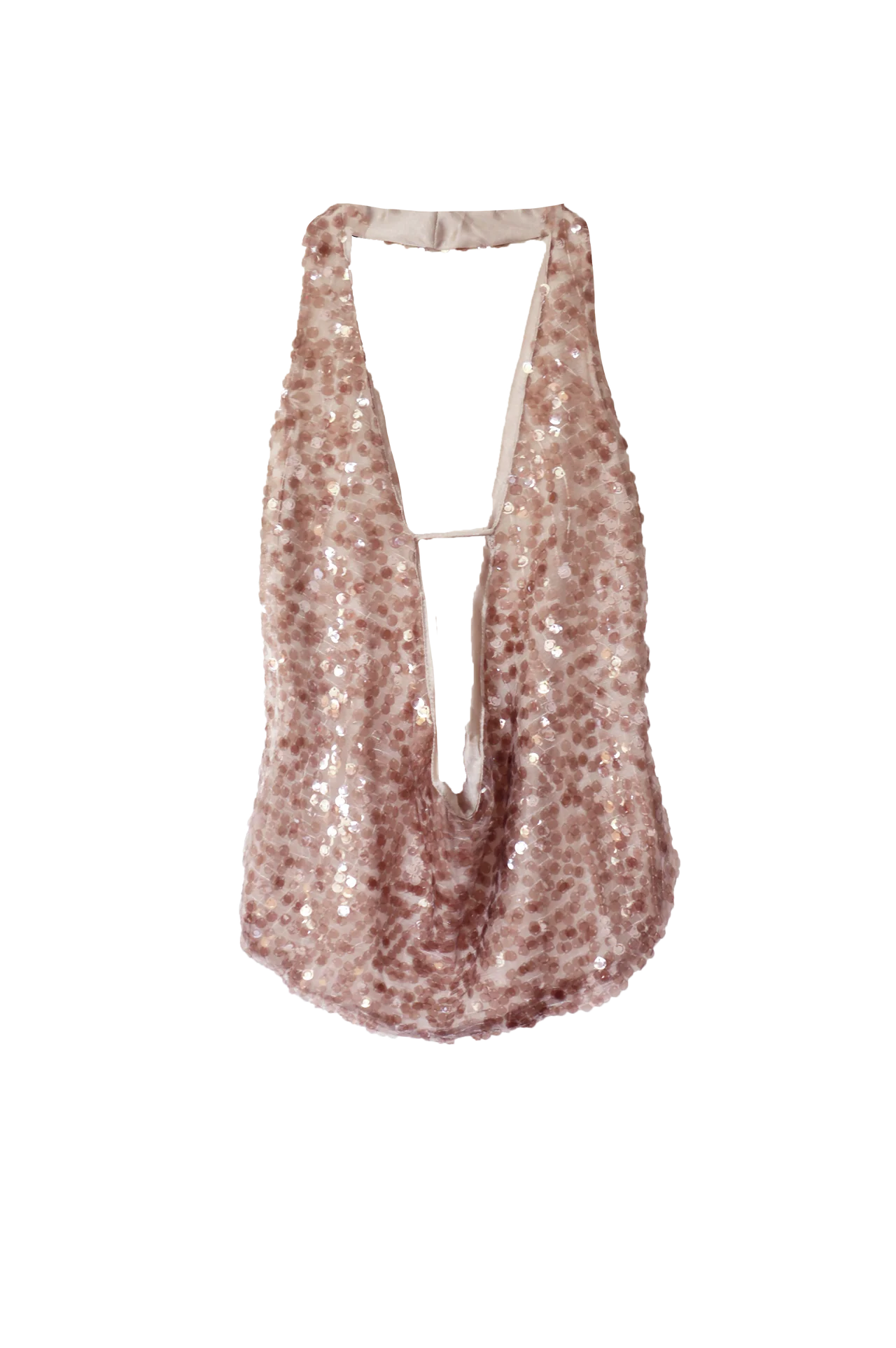FRANKIE - SEQUIN COWL NECK TOP - Image 2