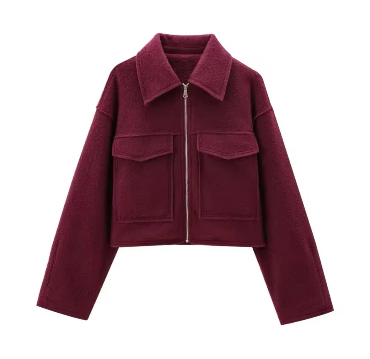 SOPHIE - WOOL CROPPED JACKET - Image 3