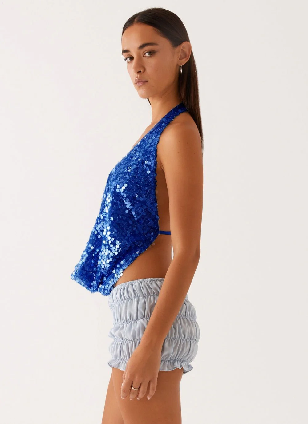 FRANKIE - SEQUIN COWL NECK TOP - Image 2
