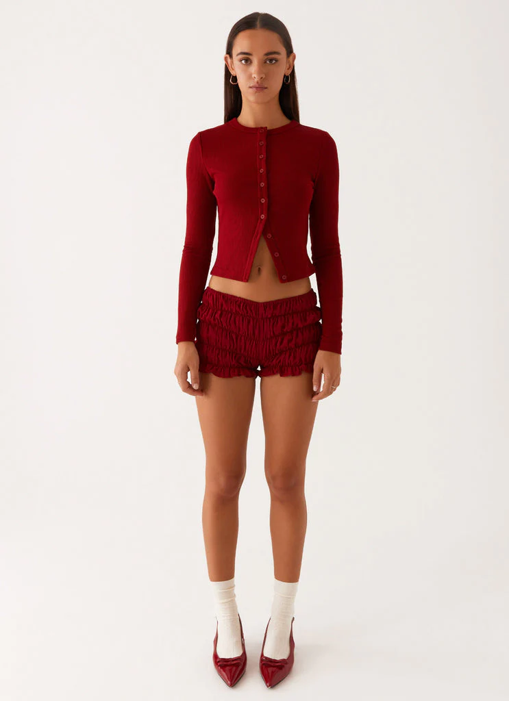 HATTY - RIBBED LONGSLEEVE TOP - Image 3