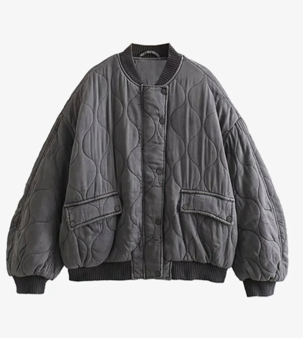 JESSIE - PUFFER BOMBER JACKET - Image 3