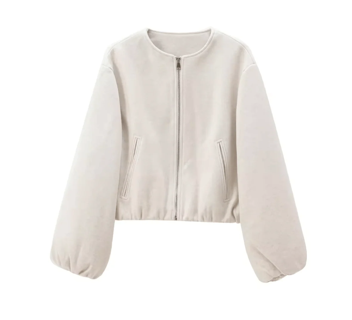 POPPY - WOOL BOMBER JACKET - Image 4