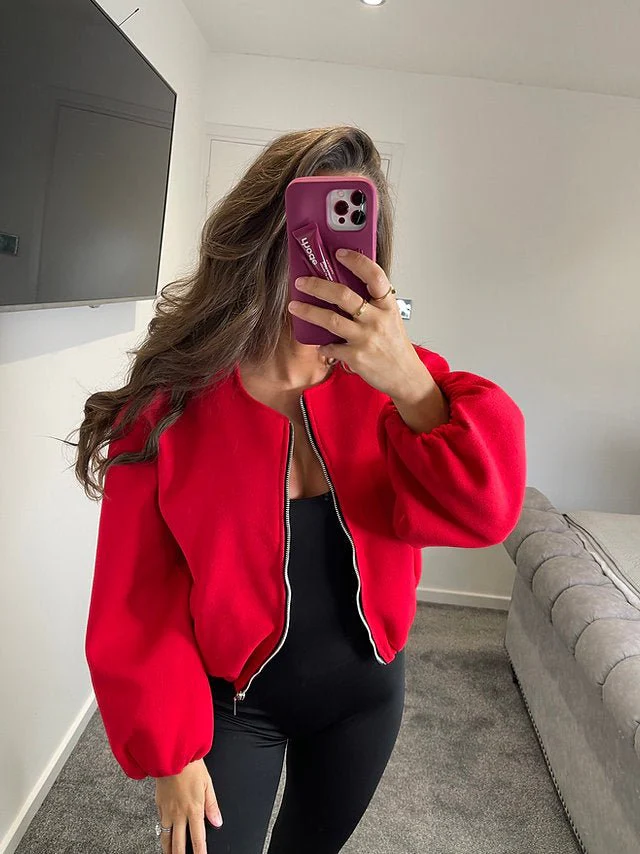 POPPY - WOOL BOMBER JACKET