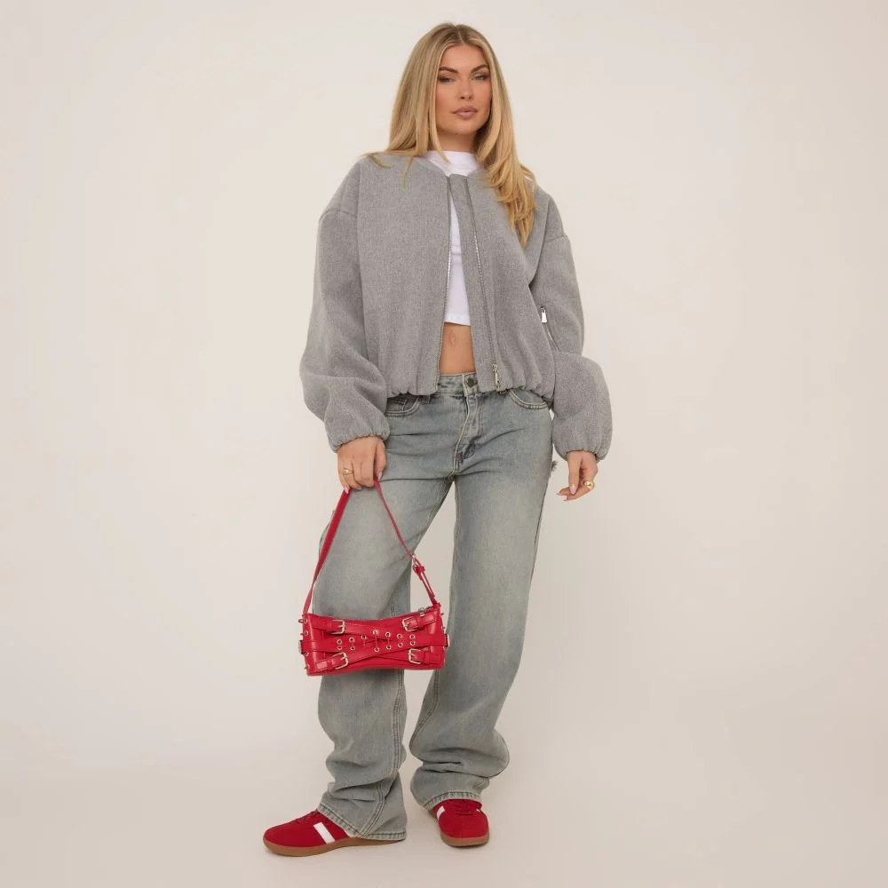 POPPY - WOOL BOMBER JACKET - Image 3