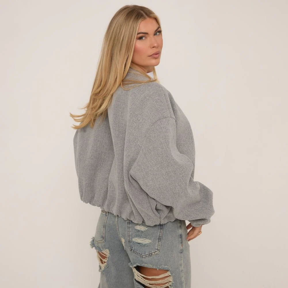 POPPY - WOOL BOMBER JACKET - Image 4