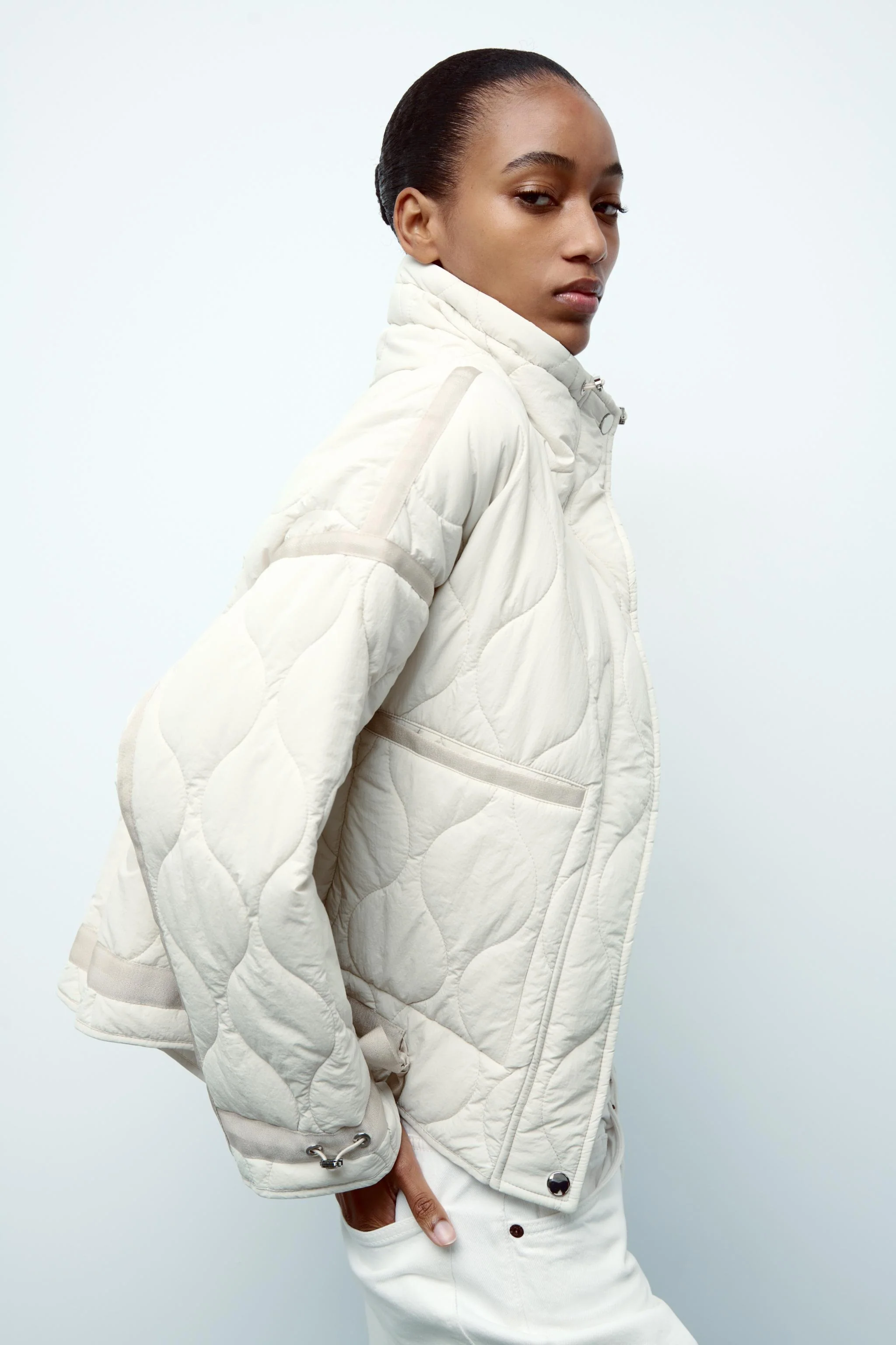 JORDI - PUFFER CROPPED JACKET - Image 2