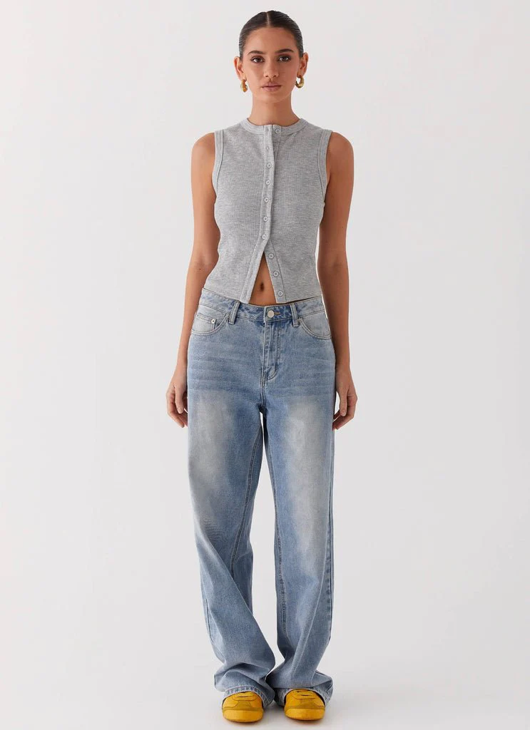 HARRIET - RIBBED VEST TOP - Image 5