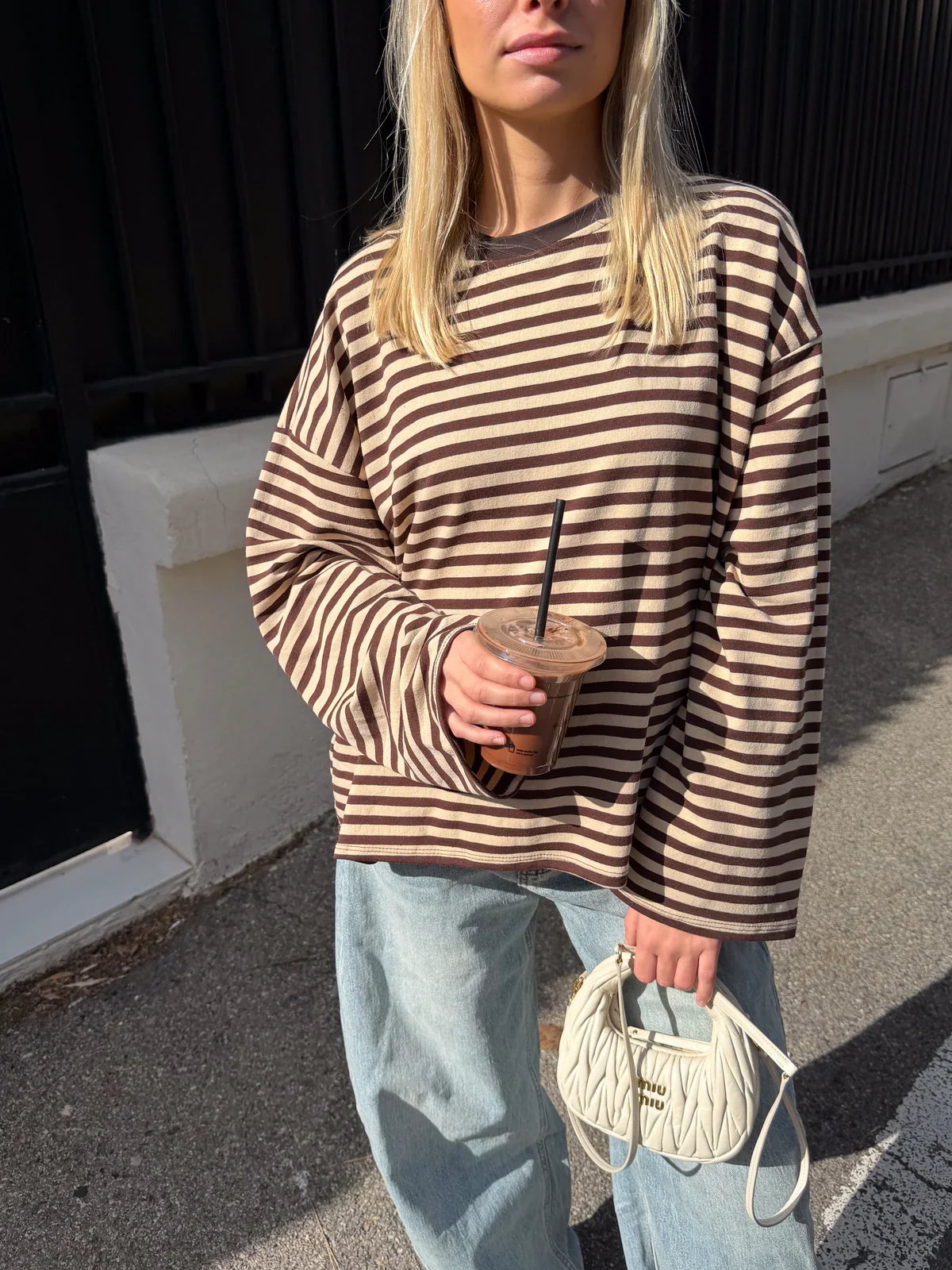 JUNO - STRIPED LONG-SLEEVE TEE - Image 4