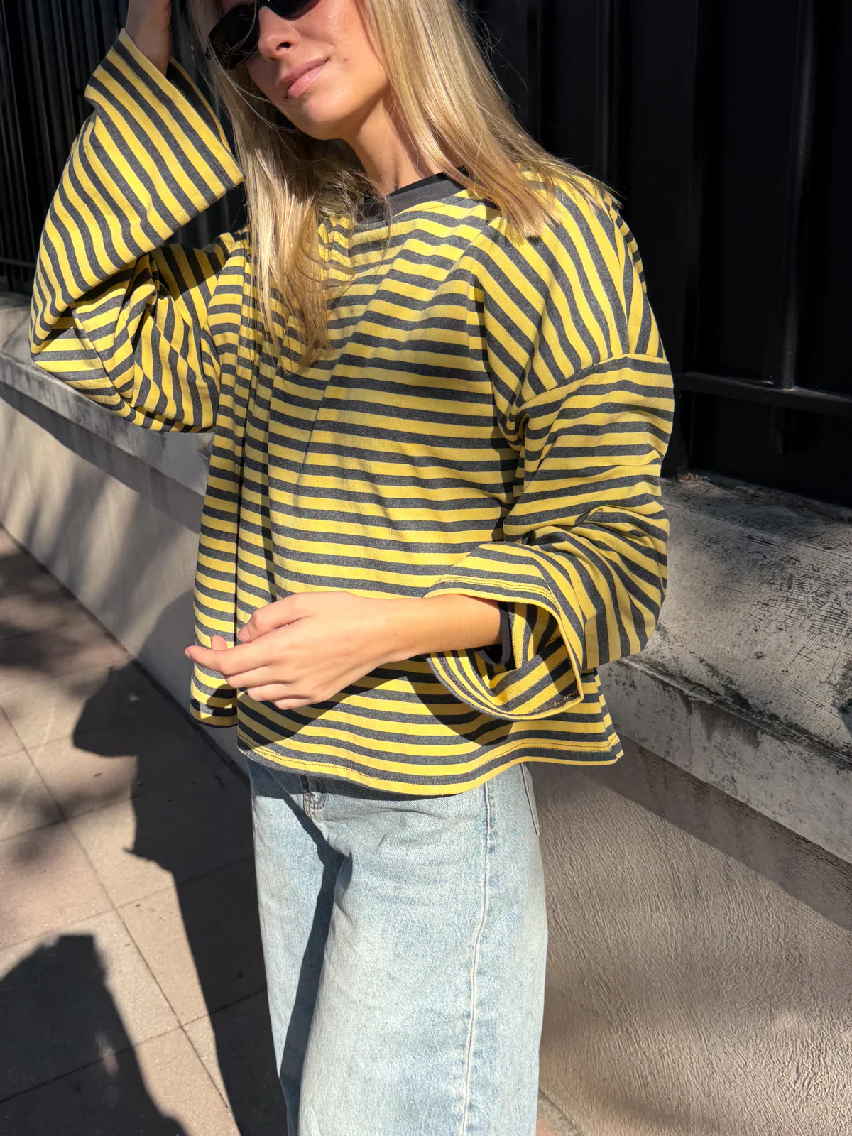 JUNO - STRIPED LONG-SLEEVE TEE - Image 3