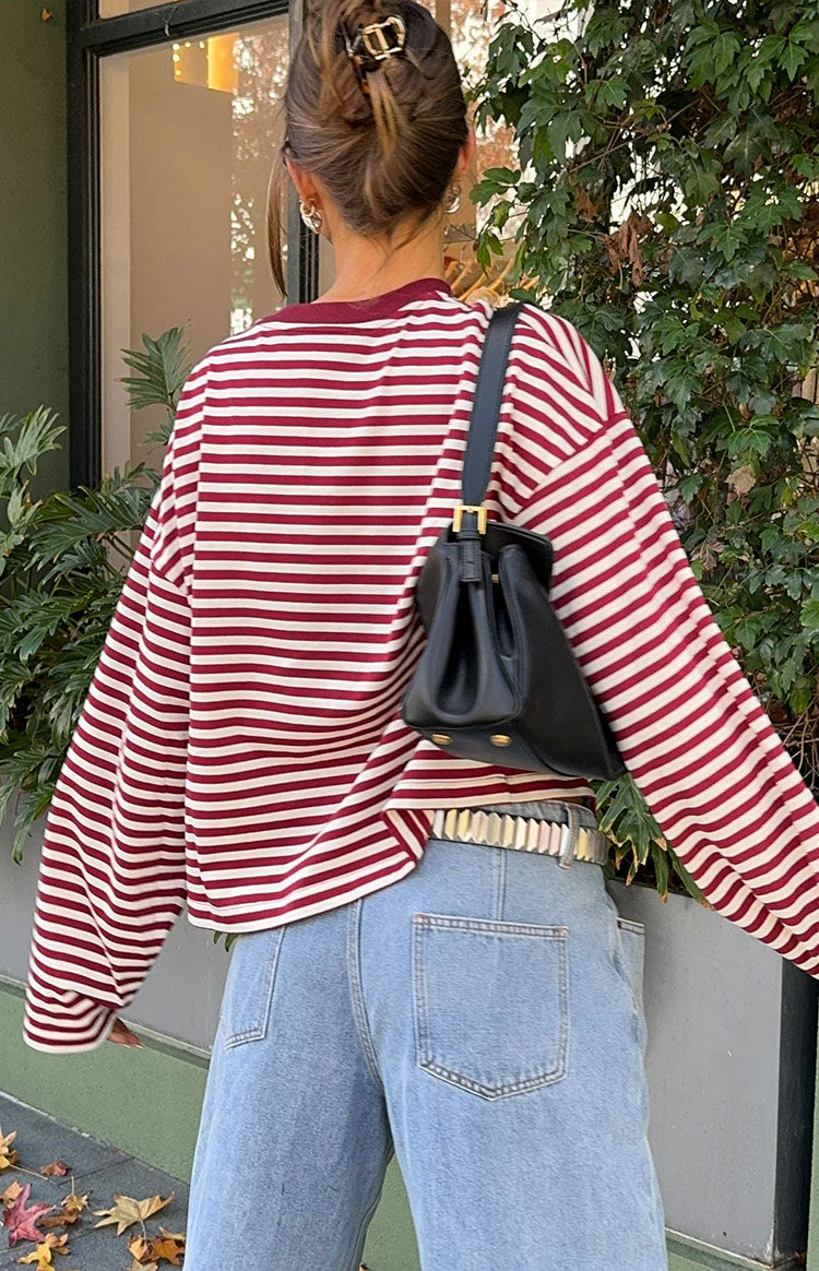JUNO - STRIPED LONG-SLEEVE TEE - Image 4