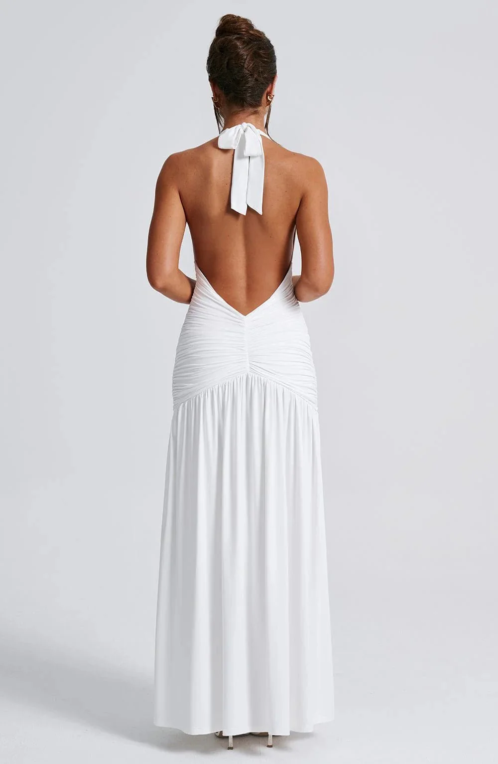 MONROE - PLUNGE NECK MAXI DRESS - Image 4