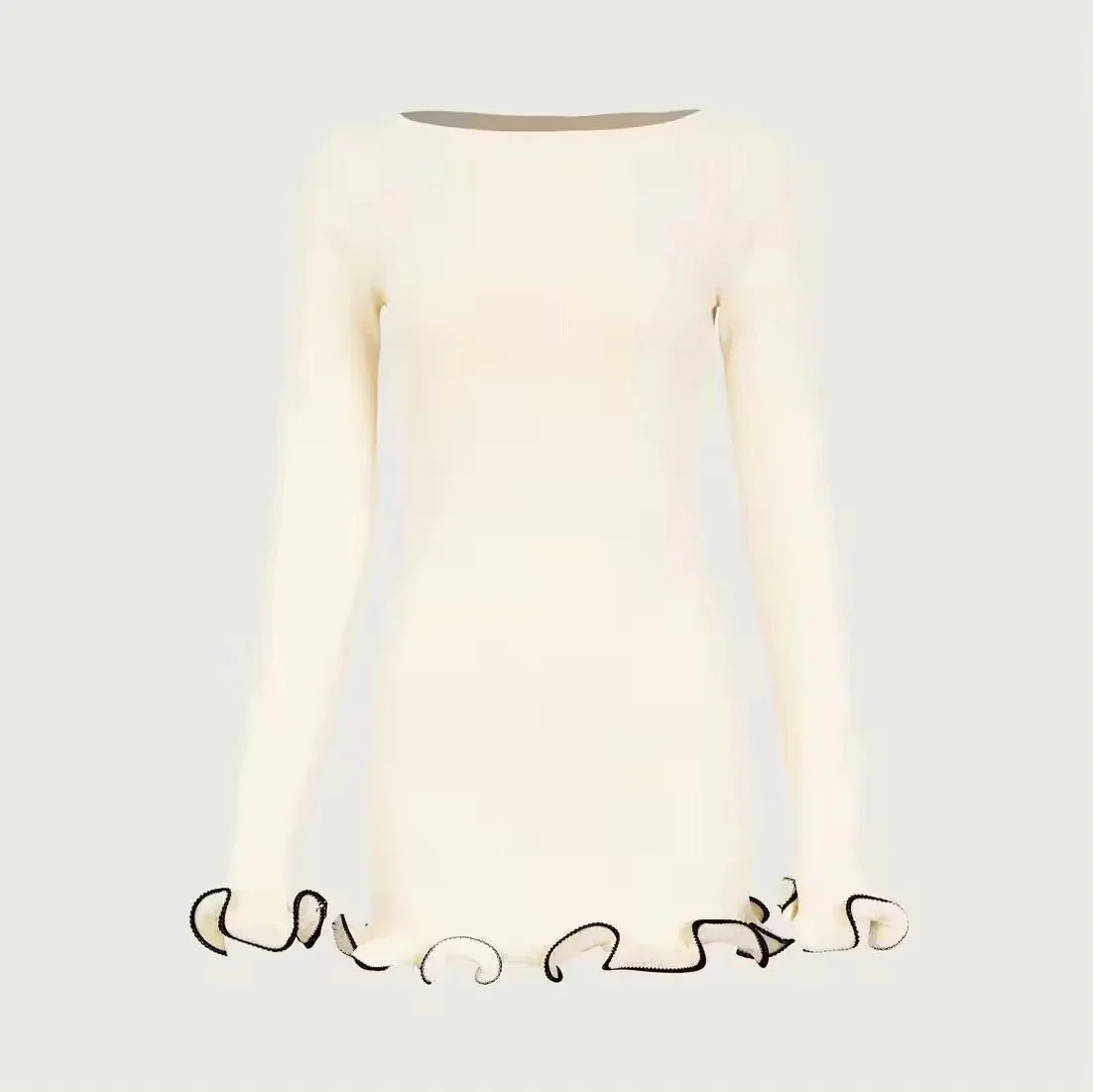 ORLA - RUFFLE HEM MINI DRESS - Image 4