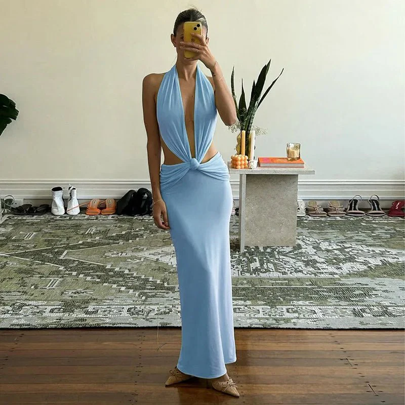 ARABELLA - TIE BACK MAXI DRESS - Image 5