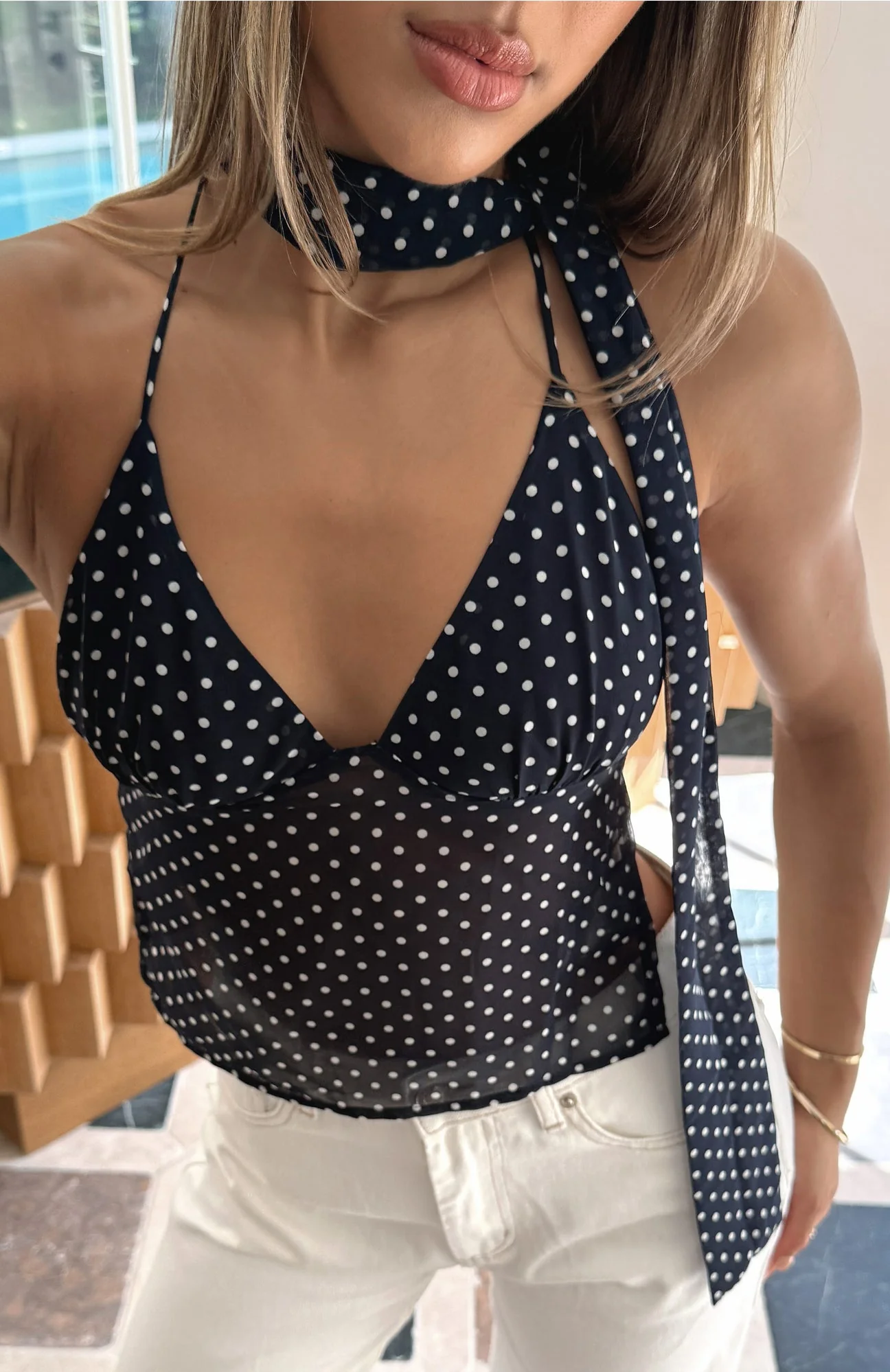 POLLY - POLKA DOT TOP - Image 4
