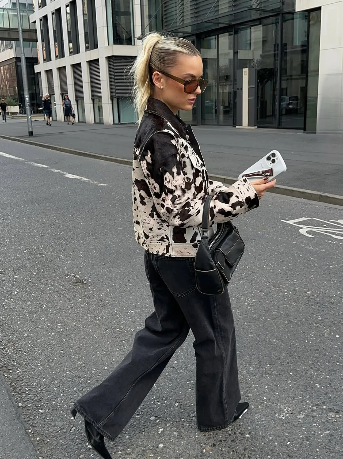 RUDY - COW PRINT JACKET - Image 3
