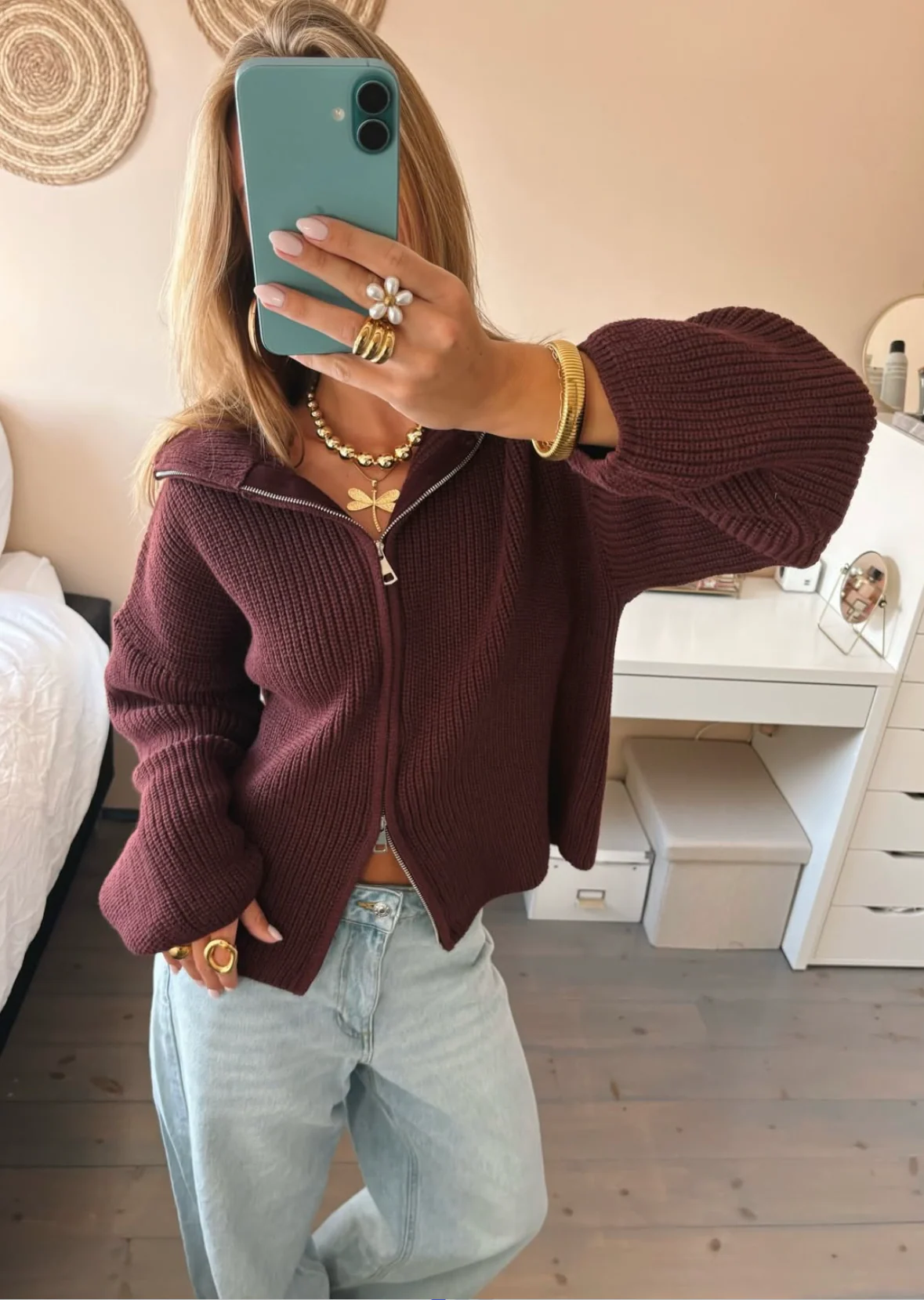 SADIE - CHUNKY ZIPPER CARDIGAN - Image 4