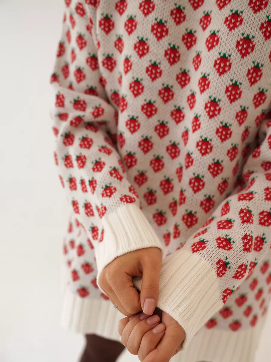 SHORTCAKE - STRAWBERRY PRINT JUMPER - Image 3
