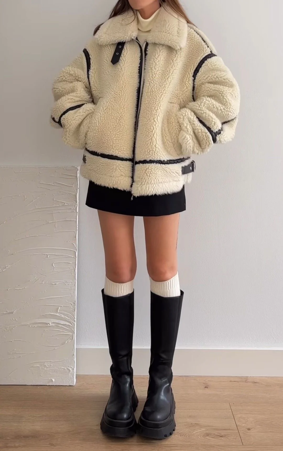 SKYE - SHERPA COAT - Image 4