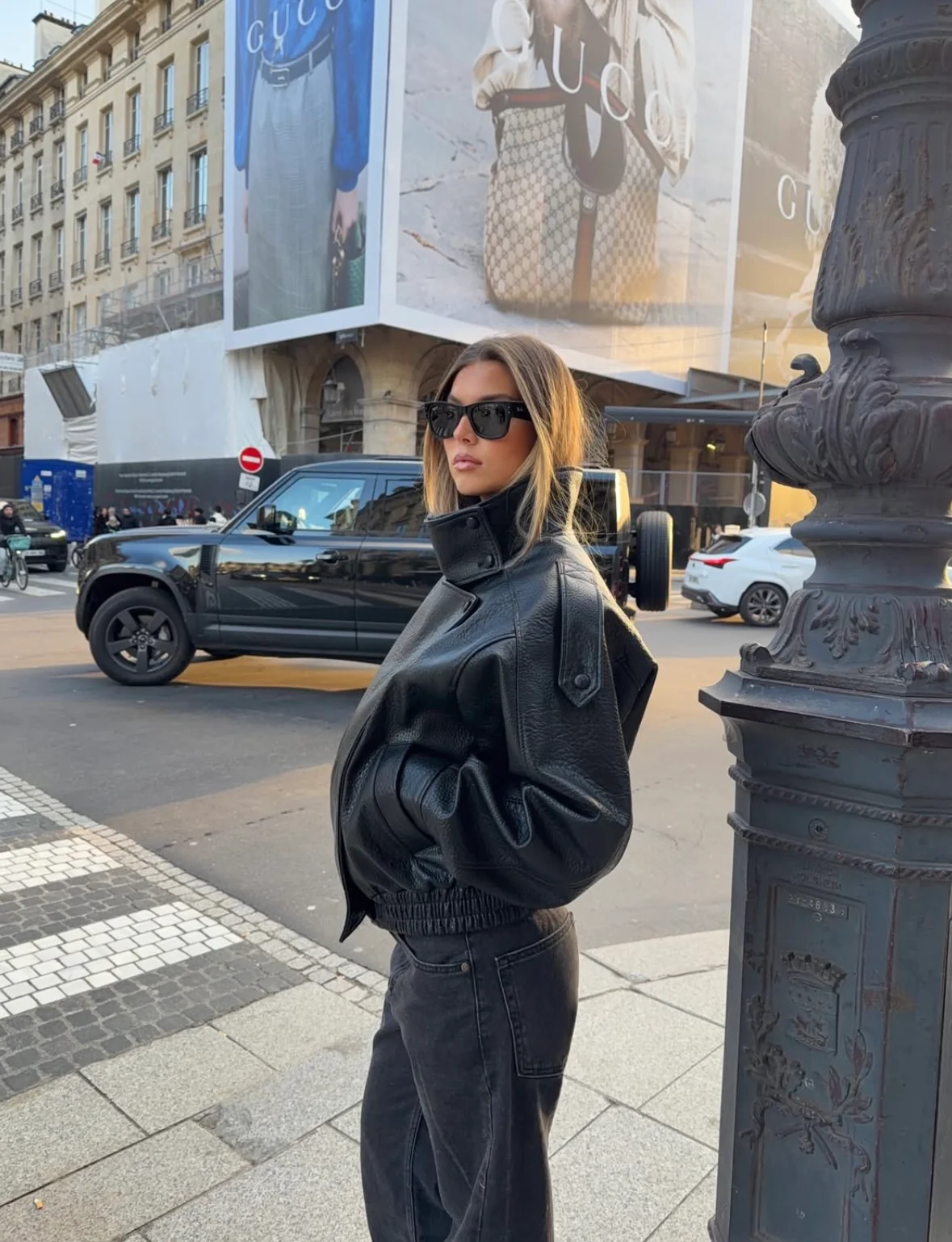 STEVIE - FAUX LEATHER BIKER JACKET - Image 2