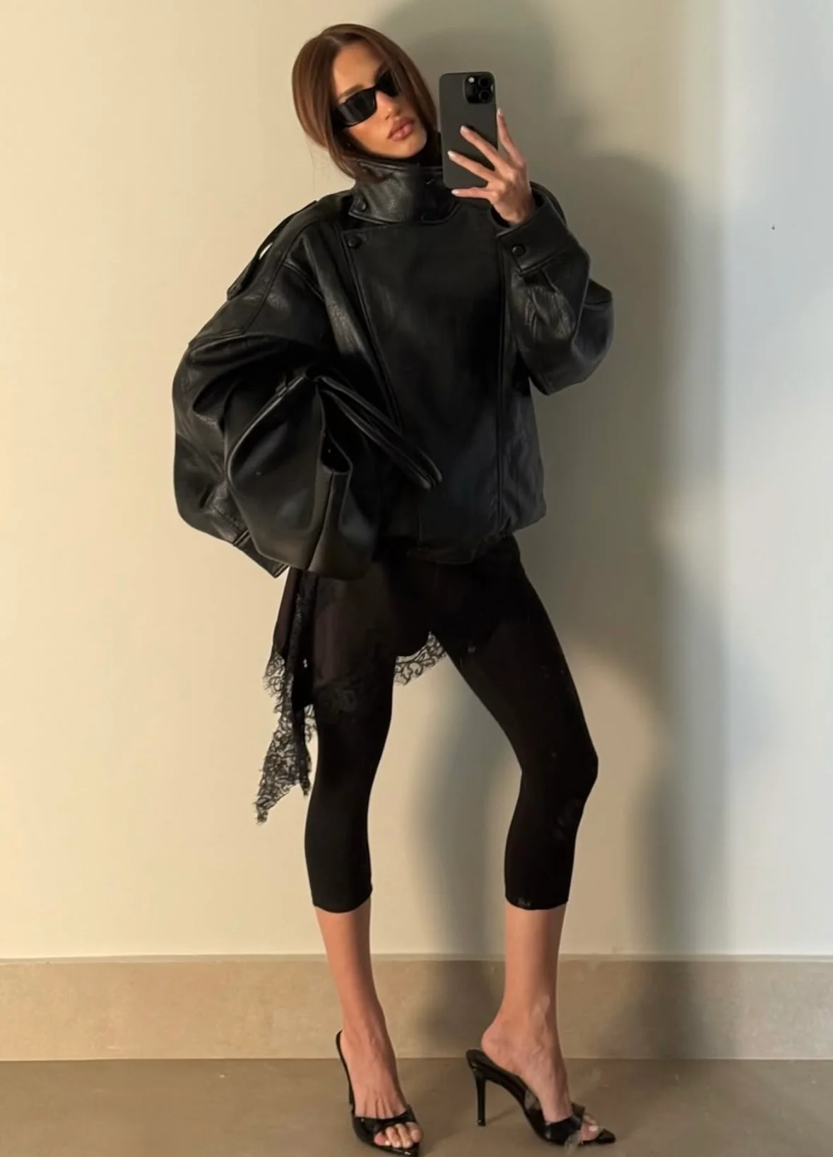 STEVIE - FAUX LEATHER BIKER JACKET - Image 6