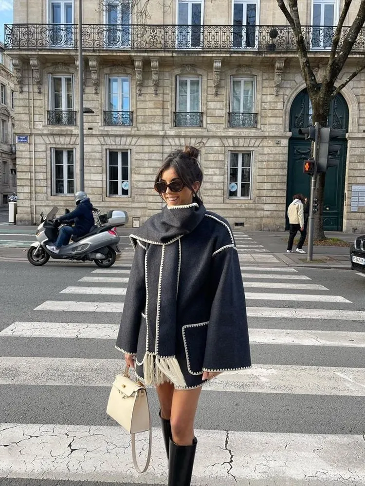 WINNIE - 2 IN 1 SCARF JACKET - Image 3
