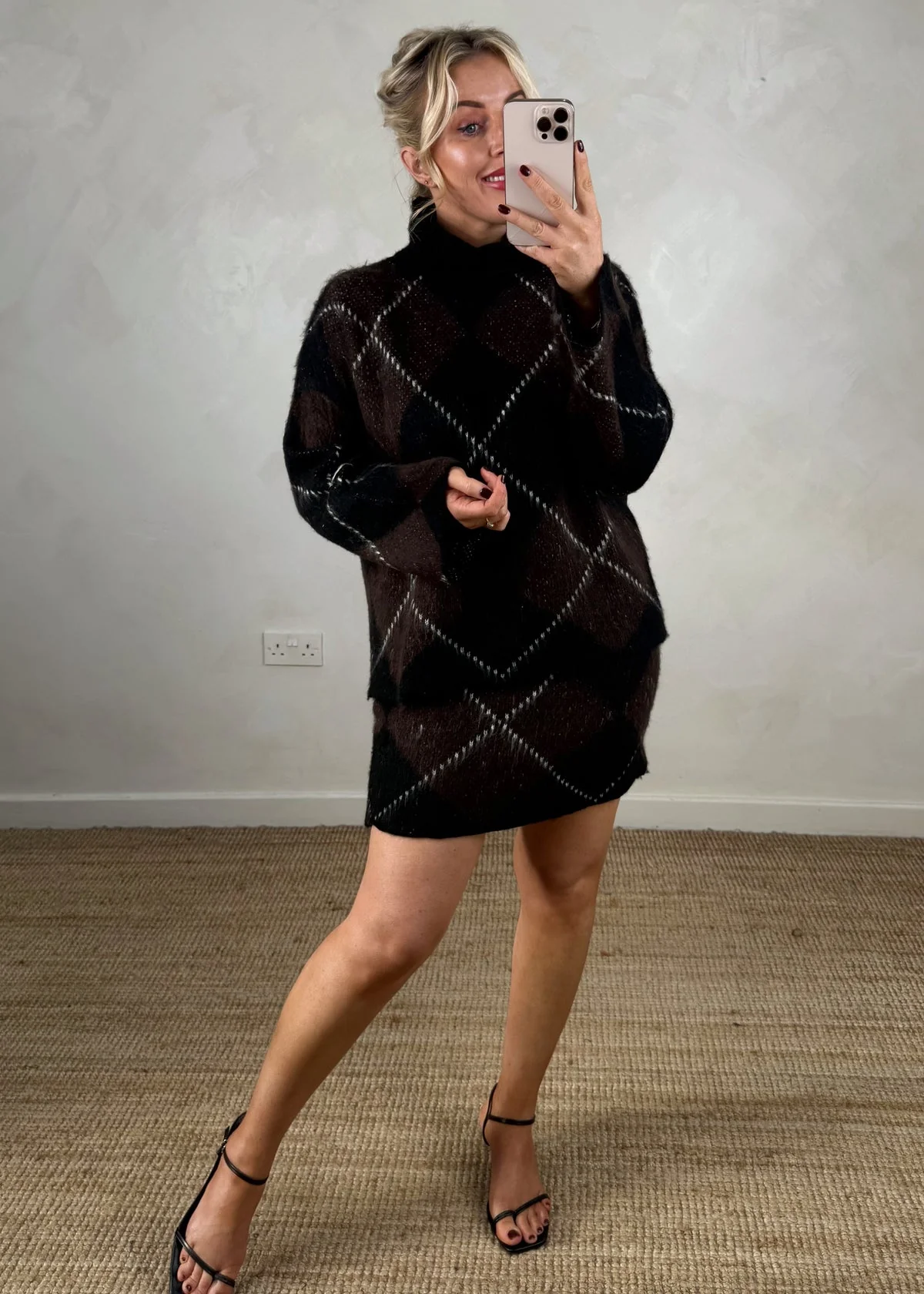 WOOL CO-ORD - CHECK PRINT - Image 3